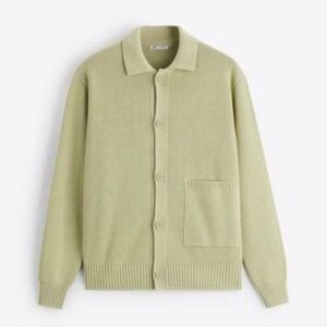 ZARA Collared Cardigan with Pocket